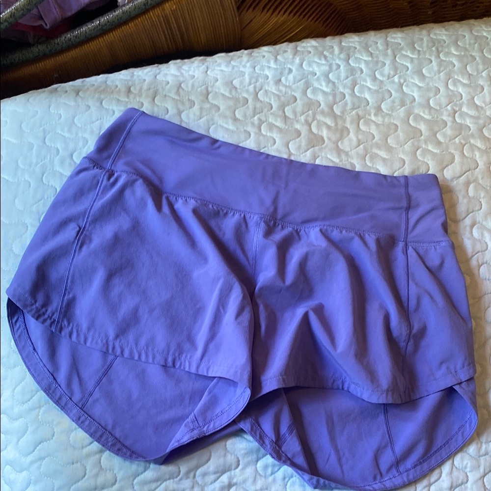 Lululemon Athletica Blue Athletic Shorts 4”